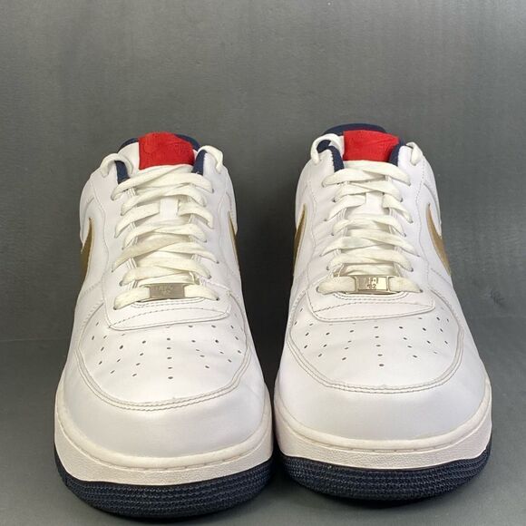 Nike Air Force 1 Low 07 Gold Obsidian Men’s sneaker shoe size 15 - Picture 5 of 11